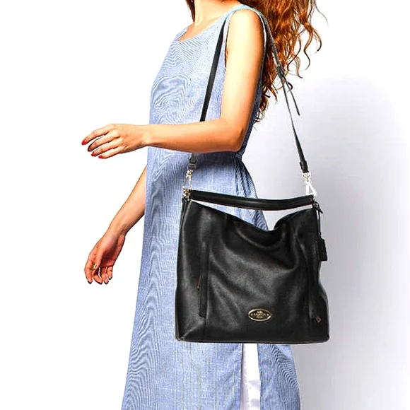 Coach Large Pebbled Leather Scout Hobo Bag - Picture 16 of 16